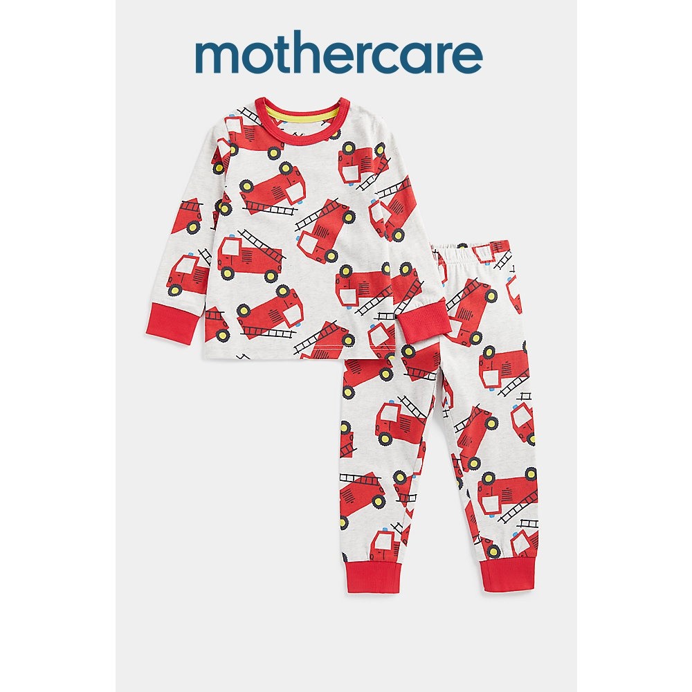 Mothercare Fire Truck Pyjamas FB756 Boys' Pajamas | Shopee Philippines