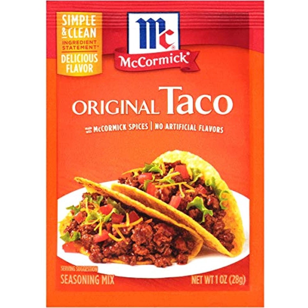 Mccormick Original Taco Seasoning 28G Powder 28G | Shopee Philippines