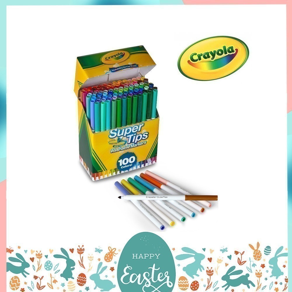 Crayola SuperTips Magic Color Can Be Washed Off Model 100 | Shopee ...