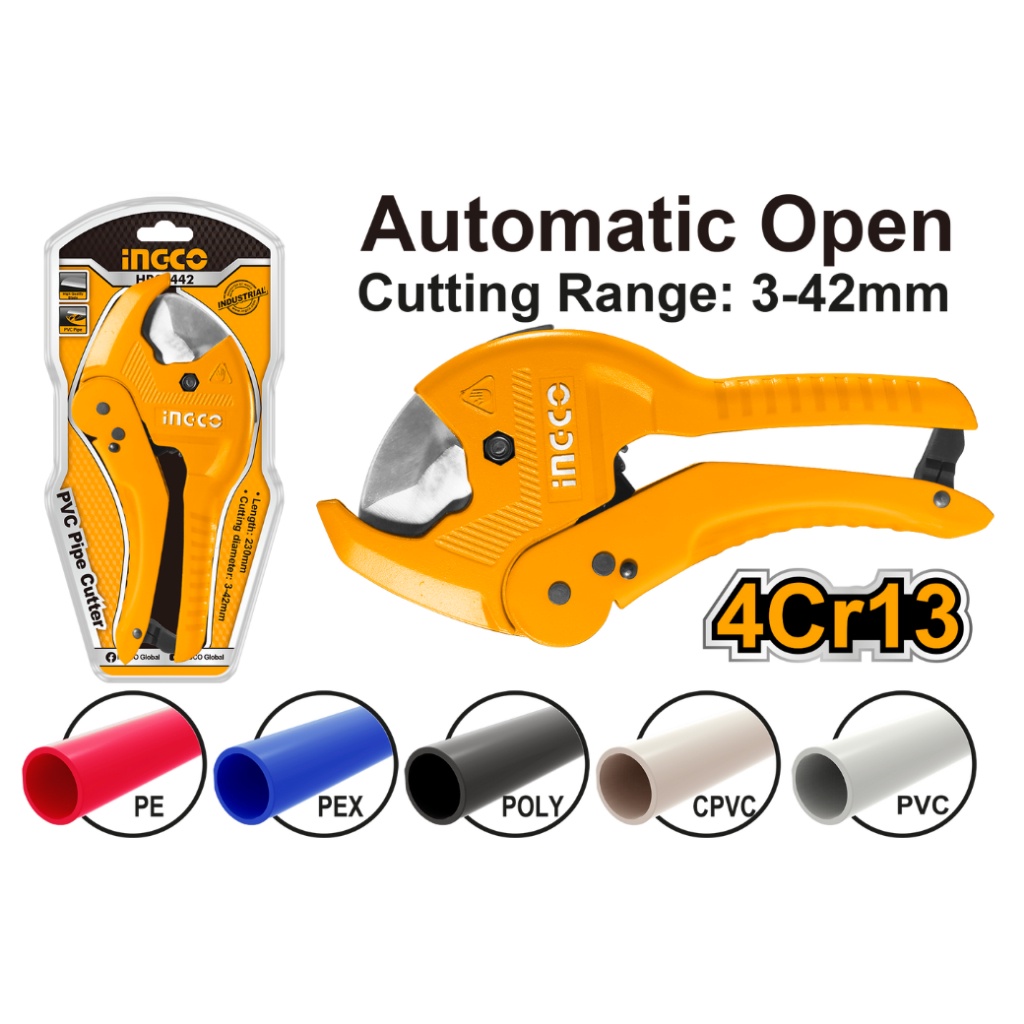 INGCO PVC Pipe Scissors HPC0442 | Shopee Philippines
