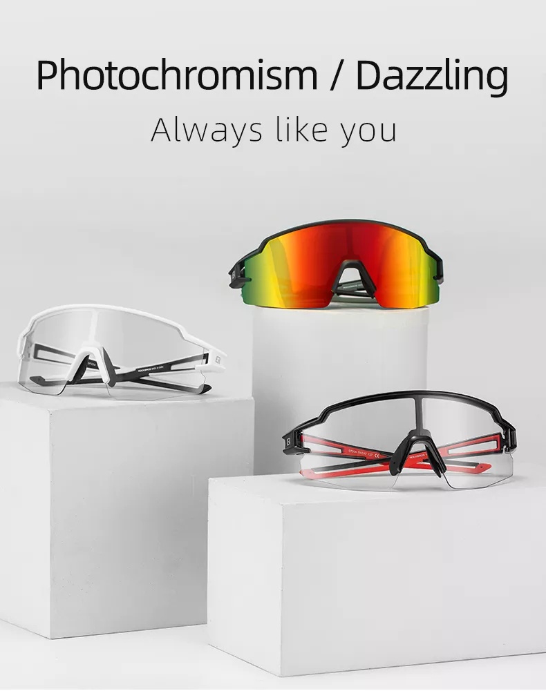 【PH Delivery】ROCKBROS Photochromic Polarized Built-In Myopia Frame ...