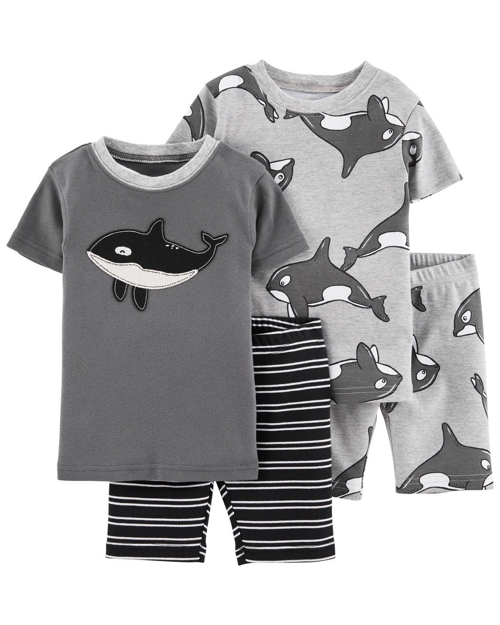 Marvel Boys Spider-Man Pajama Notched Graphic Top & Shorts Set, 2