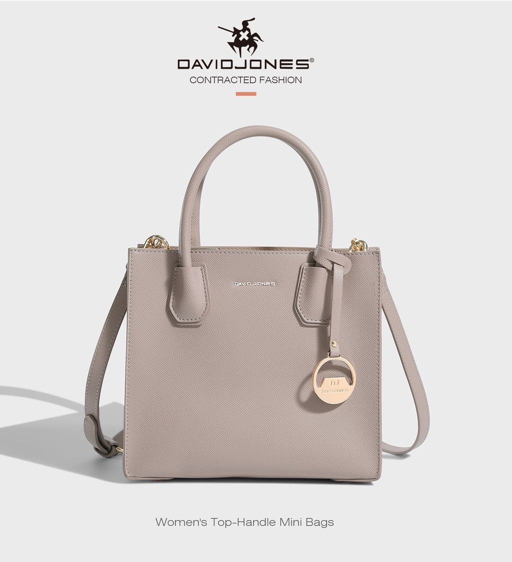 David Jones PU Leather Crossbody Bag
