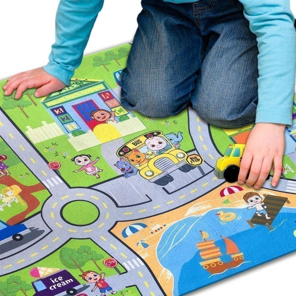 Cocomelon Felt Playmat Set Pk13 Toy Car With Pad Suitable For Children ...