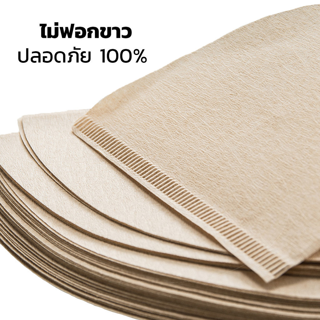 coffee Filter Paper Drip 100 Sheets 3 Free 1 Thick Sheet Unbleached ...