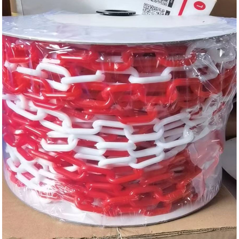 Plastic Chain Block White-Red Length 1 M. | Shopee Philippines