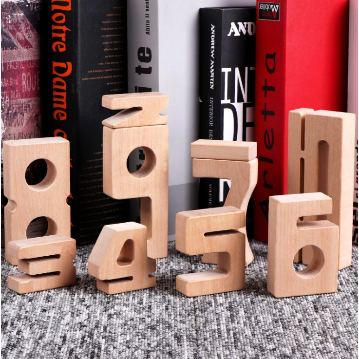 Number BLOCKsDIGITAL Jenga Math Toy MontessoriBUILDING (Montessori Math) Shopee Philippines