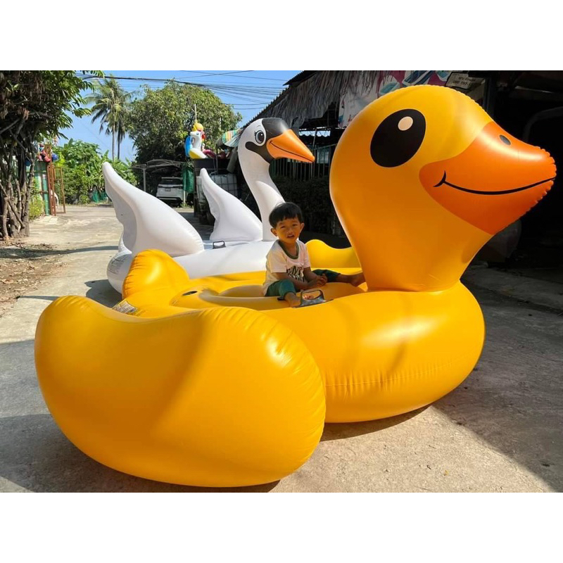 INTEX Rubber Float Big Duck Ring | Shopee Philippines