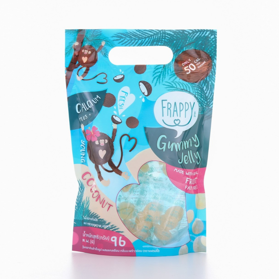 Frappy Gummy Young Coconut Flavor With Calcium Plus-Flavored (96 g ...