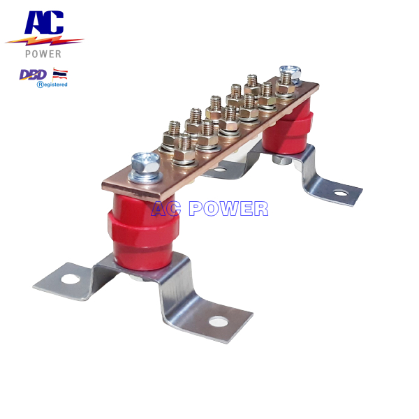 Ground Busbars A. 40 x 5 Mm.insulator Hole with Bus Bar Bars Kits with