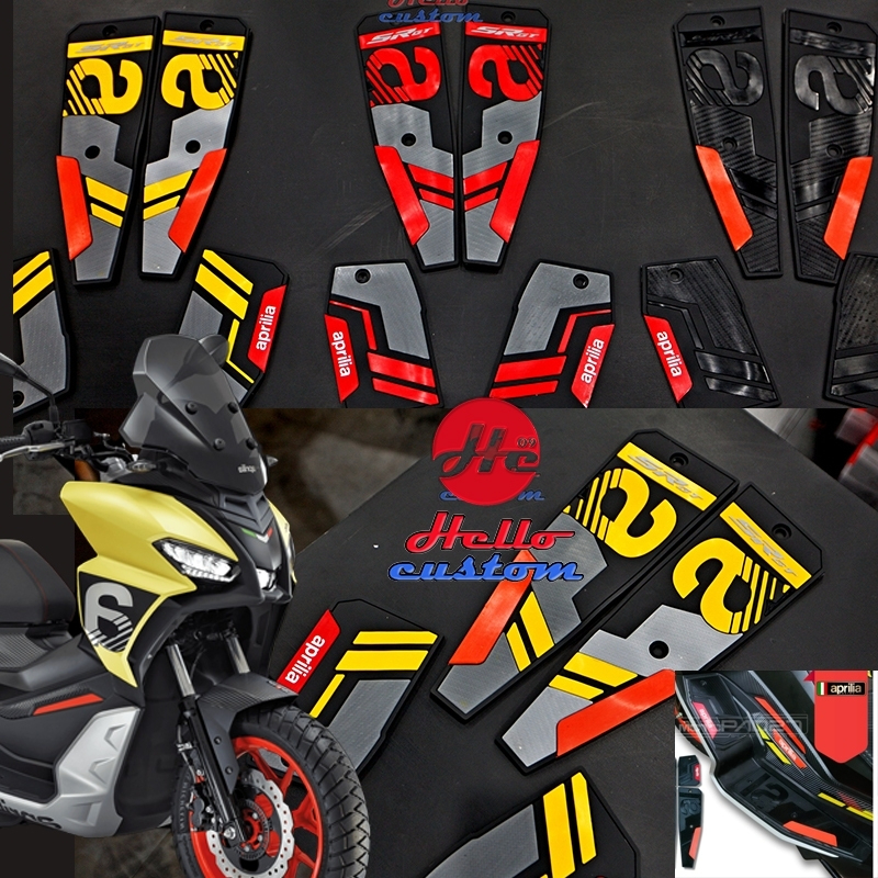 Foot Pad Driver Footrest Silicone Rubber Aprilia SR GT200 | Shopee ...