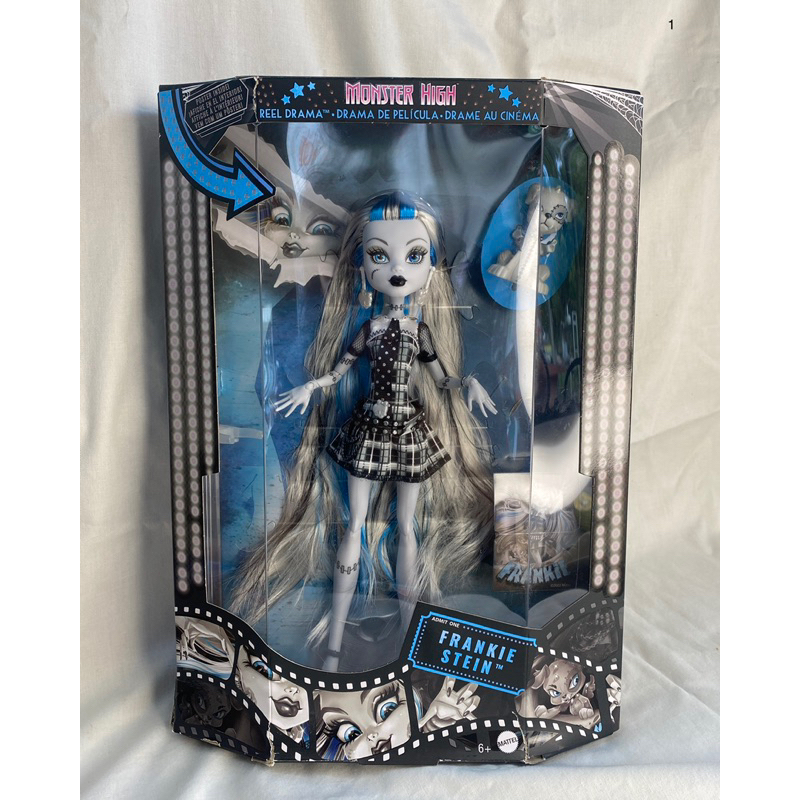 Monster High Reel Drama Frankie Stien NIB Defective Box