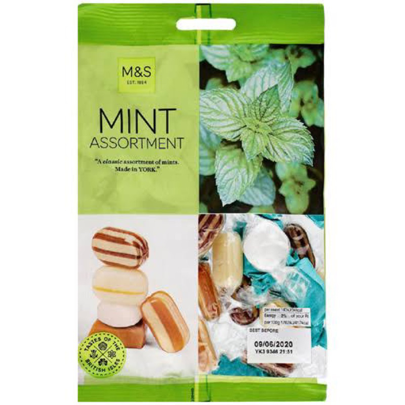 Marks & Spencer Mint Assortment Mixed Flavor Candy Size 225g Shopee