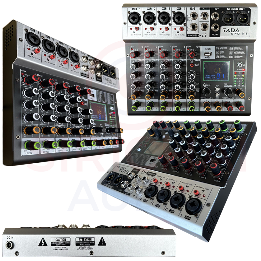 TADA Model M6 MIXER 6 Channel INTERFACE Authentic Effect MM6D | Shopee ...