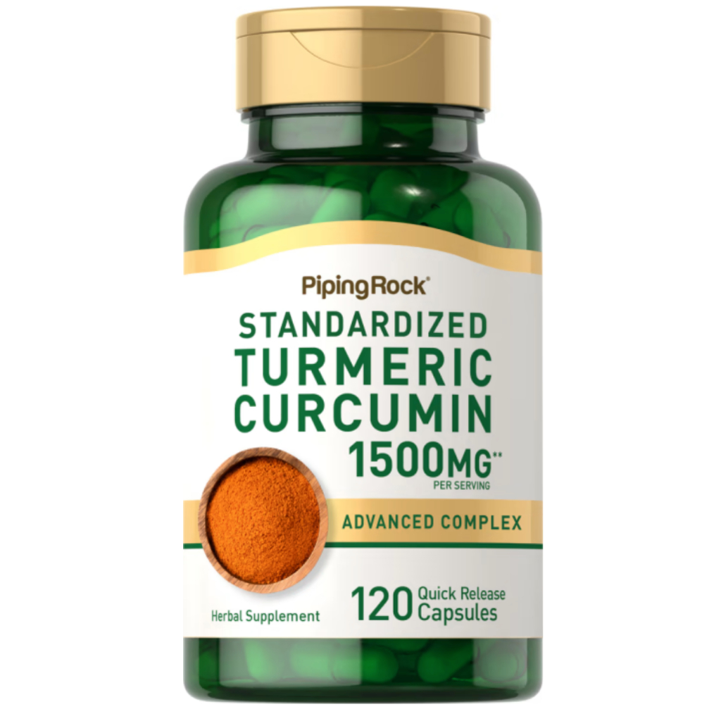 Piping Rock Turmeric Curcumin Advanced Complex 1500 mg 120 Capsules