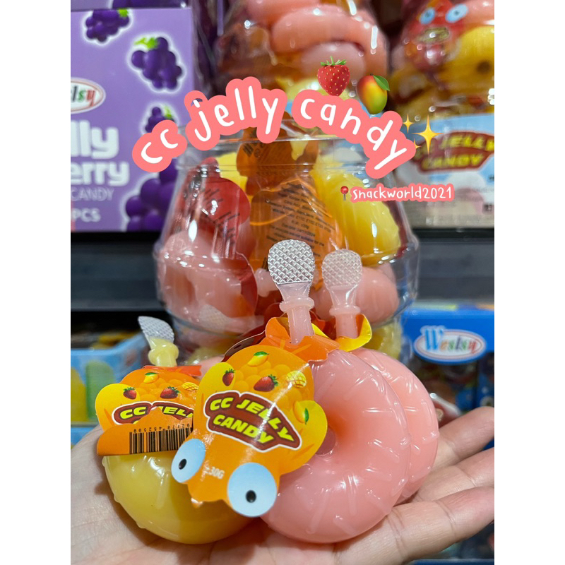 cc jelly candy Straw Flavor Mango (1 Jar Contains 30 Pieces) Shopee Philippines