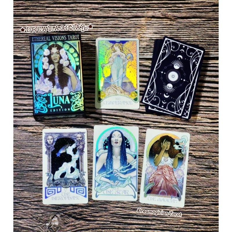 Ethereal Visions Tarot Luna Edition Real Playing Cards Rainbow ...