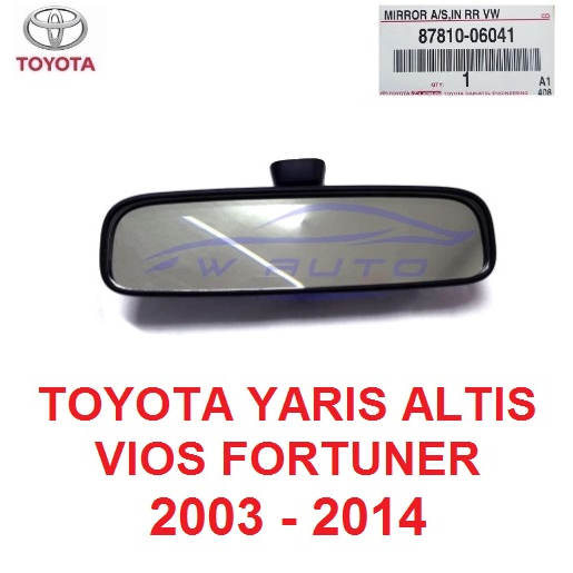 Left Electric Rearview Mirror For Toyota Yaris 1999-2003 – Black – Unbranded
