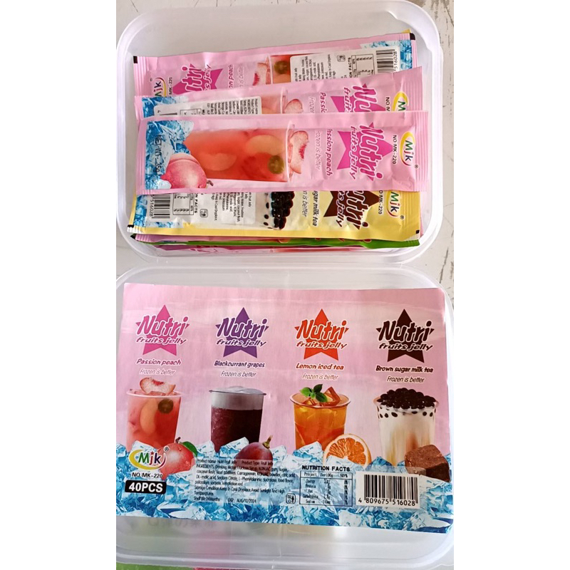 Mixed Fruit Tea Jelly Sachets (40 Sachets) Shopee Philippines