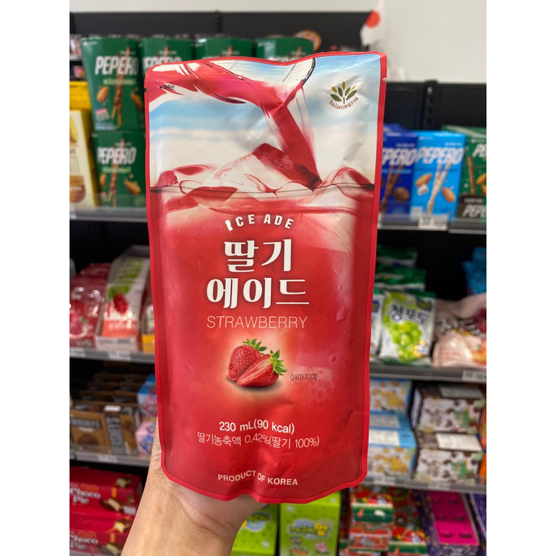 ice ade strawberry ReadyToDrink Drink Flavor Shopee Philippines