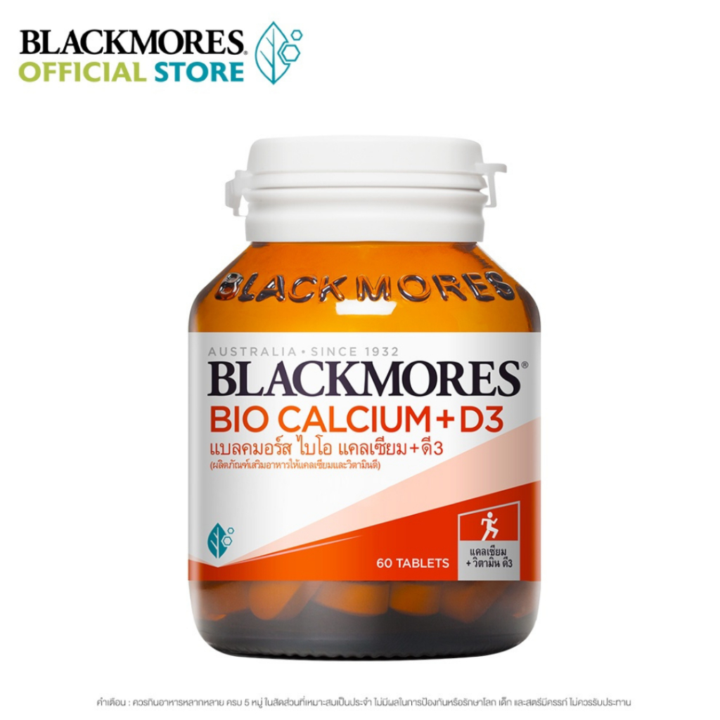 Blackmores Bio Calcium + D3 500mg+Vitamin D3 Bone Health 1 | Shopee ...