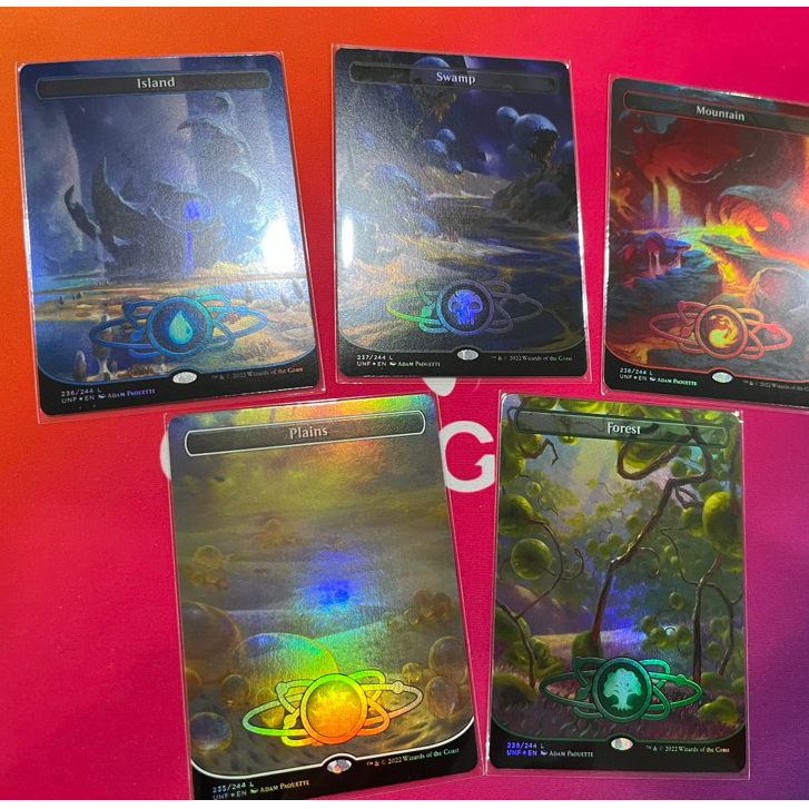 MTG/Unfinity Foil Basic Land Shopee Philippines