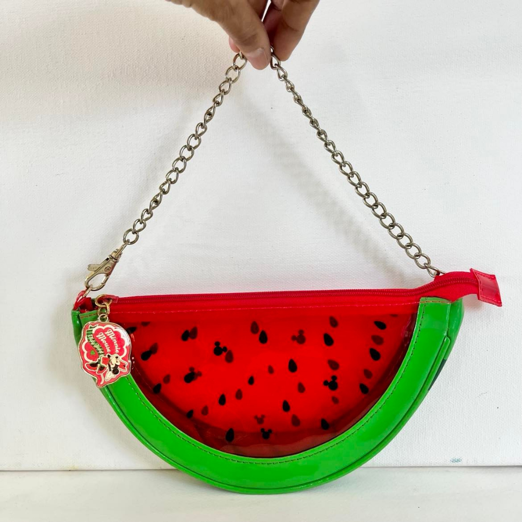 Minnie Mouse/ Tokyo Disney Resort/ Watermelon-Shaped Handbag/ Fancy Bag ...