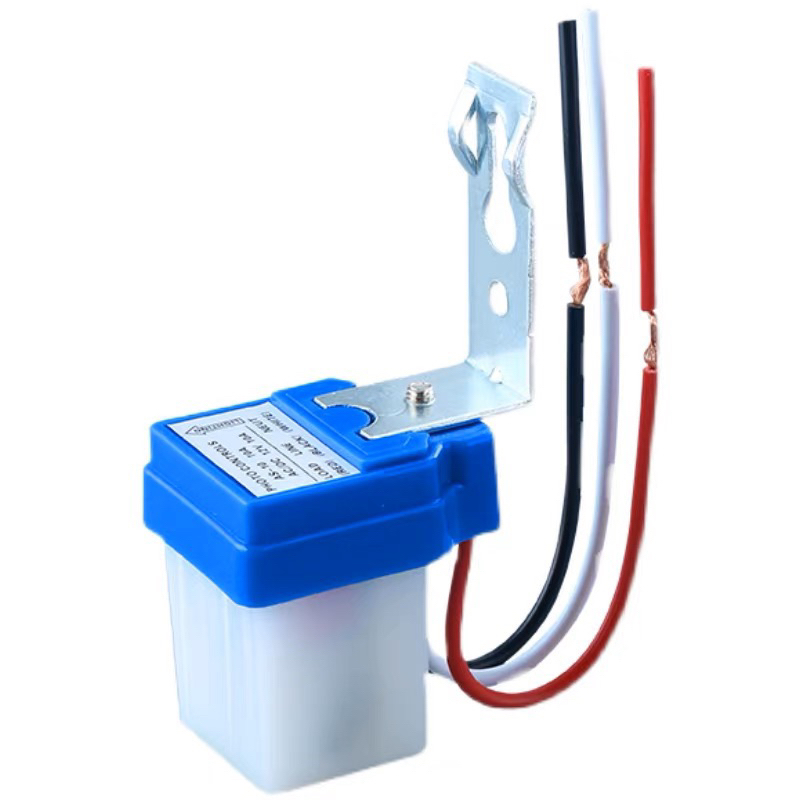 Photo Sensor Light Switch Solar Power For Automatic On/Off 10A-With ...