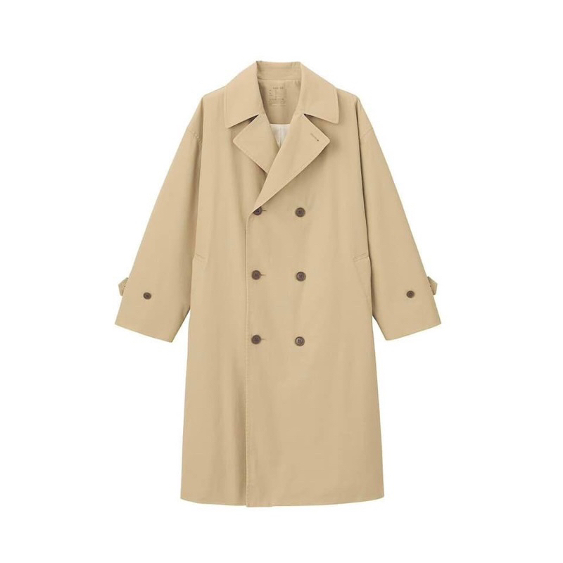 MUJI COAT Anti Spray Long UNISEX WATER REPELLENT WIDE Trend Shopee Philippines