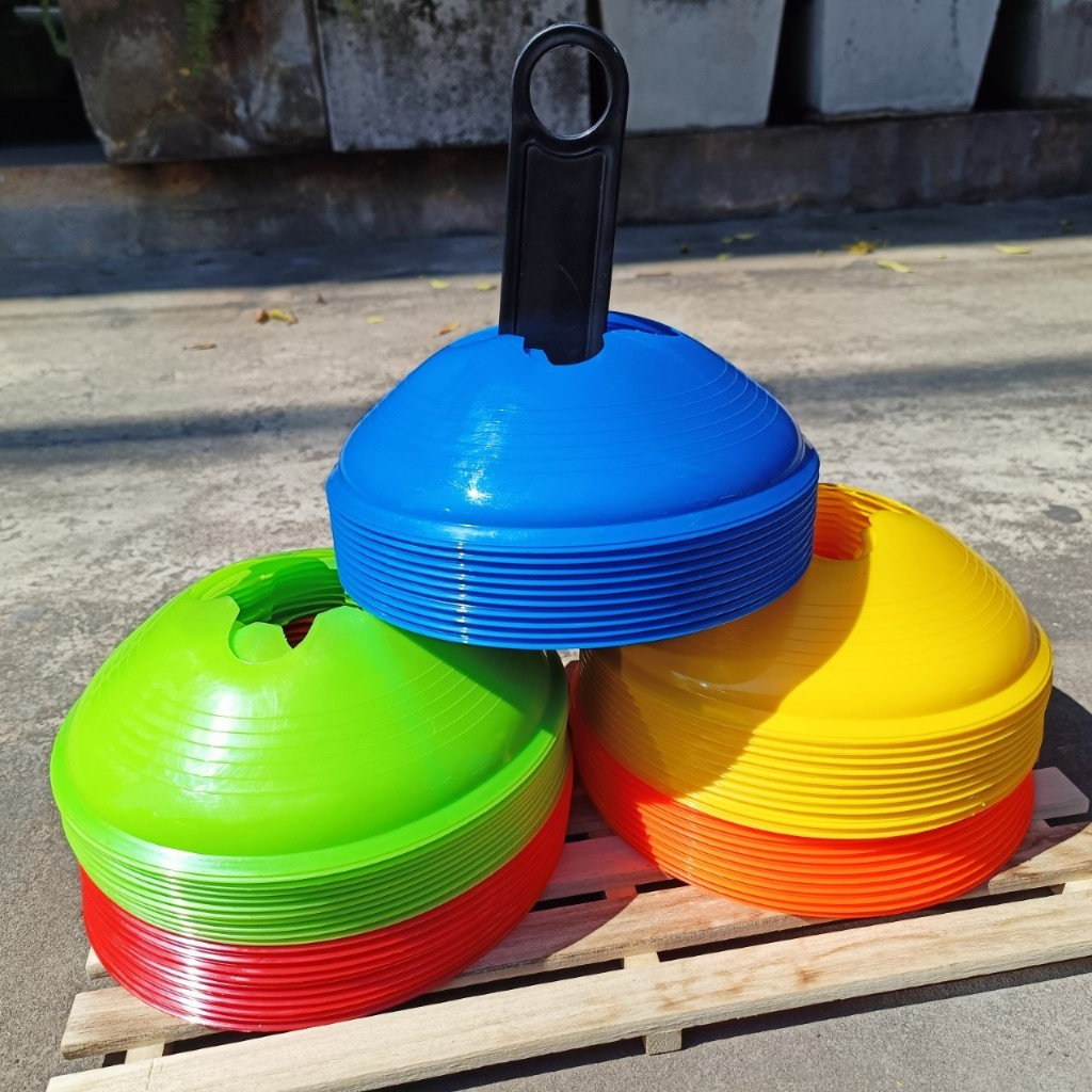 50 Pieces/1 Set MARKERS Training Cone Marker (Plastic Core) | Shopee ...