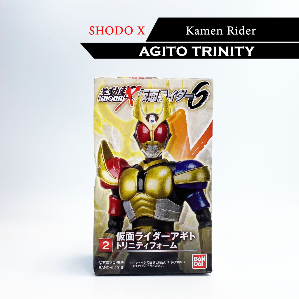 Shodo X kamen rider Agito Trinity Red Ant masked Akito Hand 1 | Shopee ...