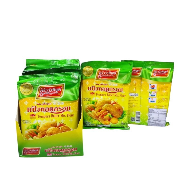 Tempura Batter Mix Flour (Krua Wang Thip Brand) 150 G X 1 Sachets