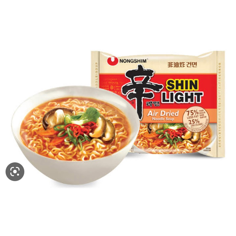 nongshim shin ramen non frying Korean Instant Noodles Reduced Calories