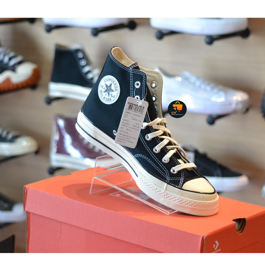 Authorized Retailer Converse All Star 70 hi Classic Repro Black Re Pro 70 Shoes Thai Label Product. Shopee Philippines
