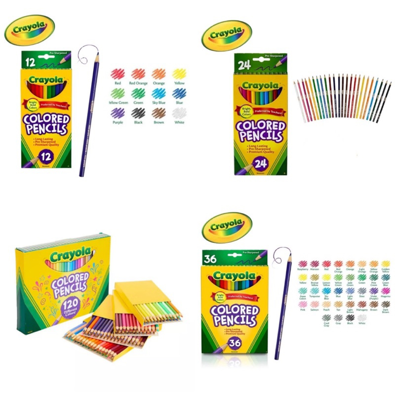 Crayola Colored Pencils Non-Toxic Wood Color | Shopee Philippines