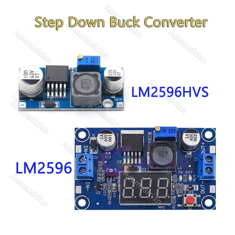 Dc Dc Step Down Lm2596 Lm2596hvs Buck Converter Module Controller