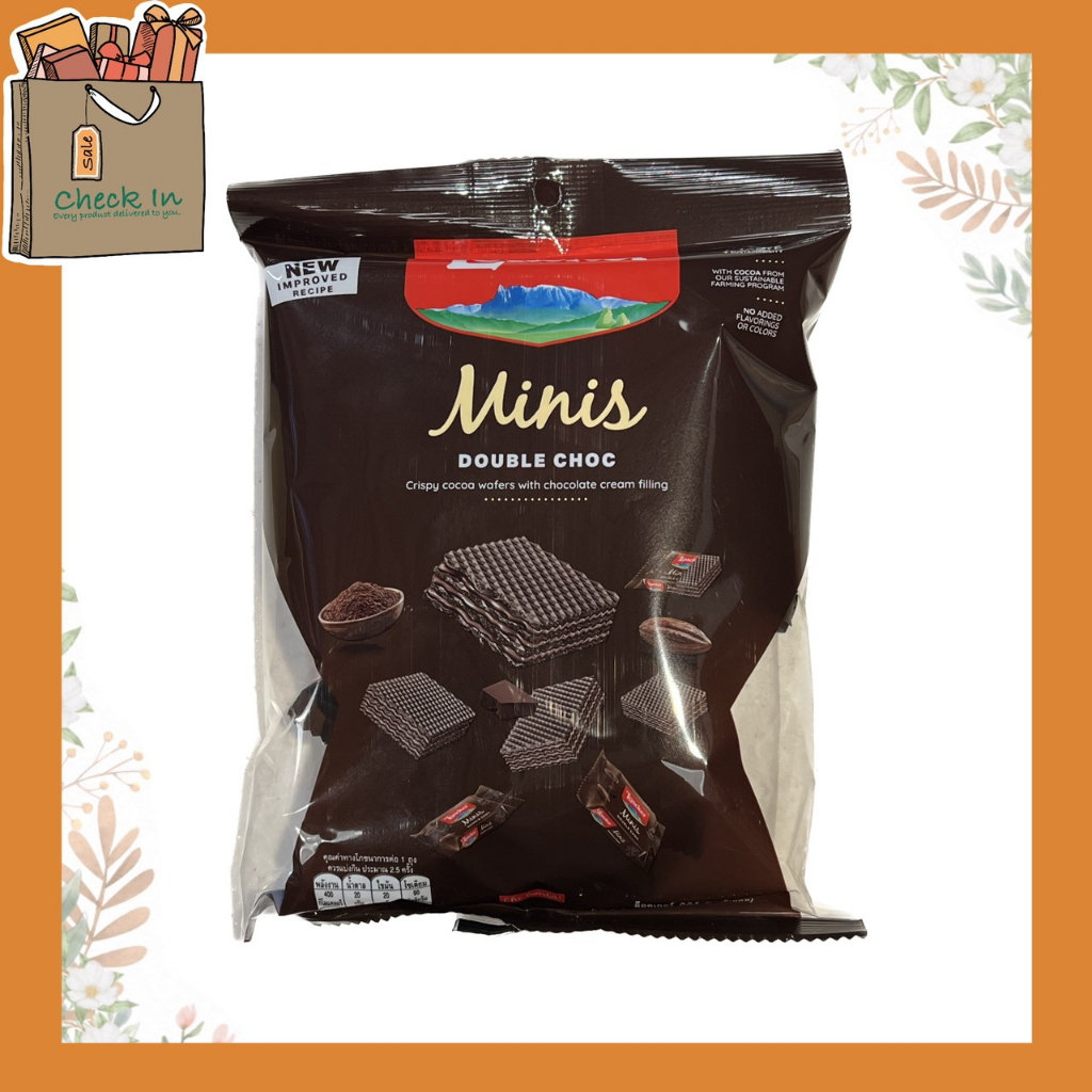 Loacker Mini Wafer Locker 80g Double Chocolate Flavor | Shopee Philippines
