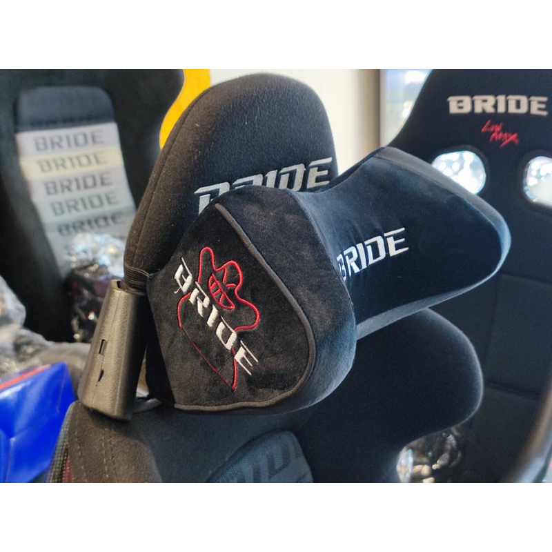 Pillow Neck Bride Recaro Black Red Direct Model Sharp Embroidery ...