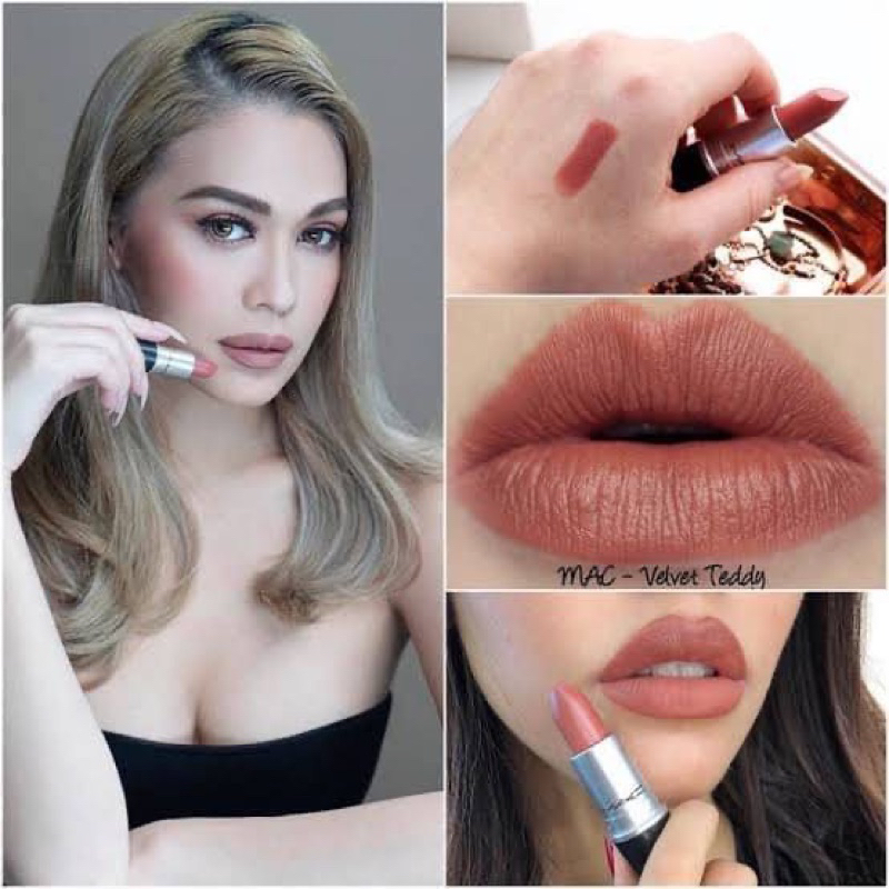 MAC Powder kiss lipstick In Velvet Teddy(FULL SIZE) Shopee Philippines
