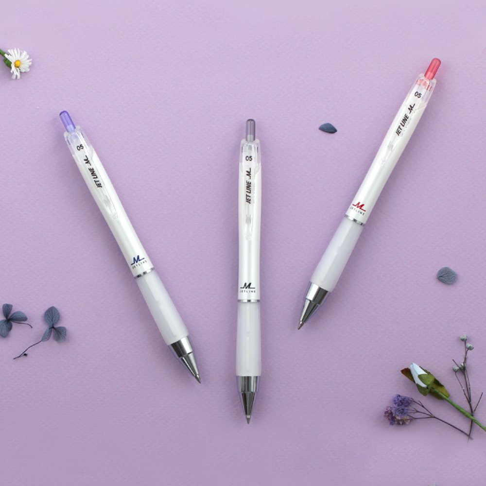 Java Model Jet Line M 0.5 Mm Ballpoint Pen Head Type Replaceable Nib ...