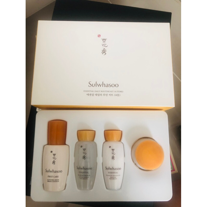 1 Sulwhasoo Essential daily routine kit Facial Care Set 4 Pcs. Shopee
