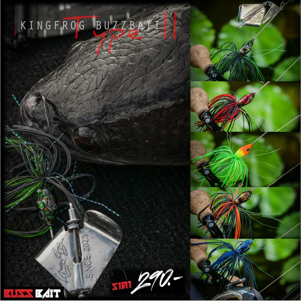 Buttbait KING FROG Type 2 Buzzbait Built-In Hook Frogmak2 Buzz bait ...