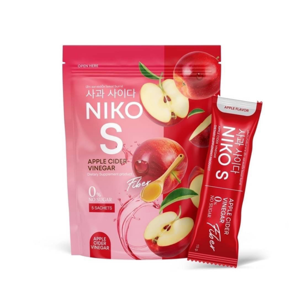 Niko S Apple Cider Fiber Formula (1 Pack Contains 5 Sachets) Shopee