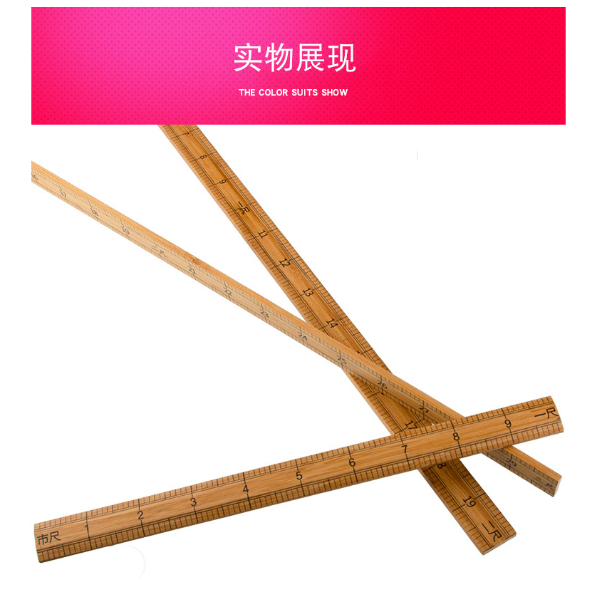 Wooden Ruler Size 100 Cm And 33 Cm. | Shopee Philippines