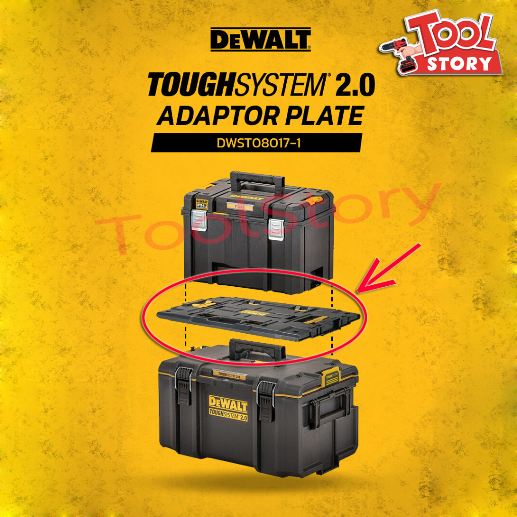 DEWALT TOUGH SYSEM 2.0 Adaptor For Connecting To TSTAK Model DWST08017 ...