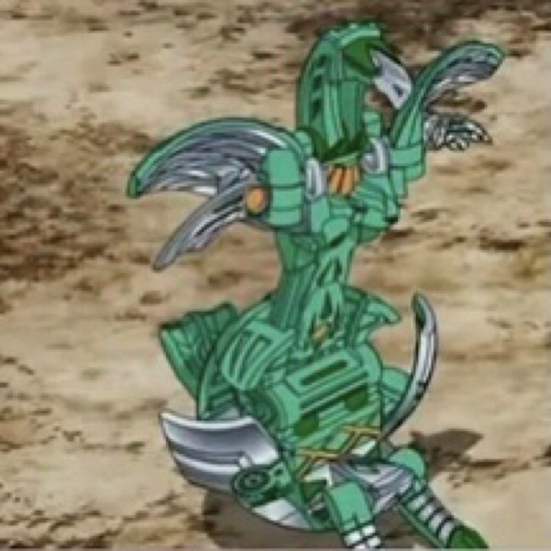 Bakugan Green Ventus Spyron Mechtanium Surge (Straight Anime Color ...