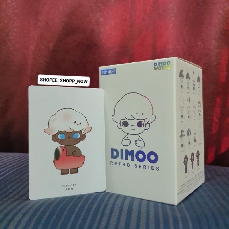 Dimoo retro series Flamingo From The Box Check Card. But Is Not ...