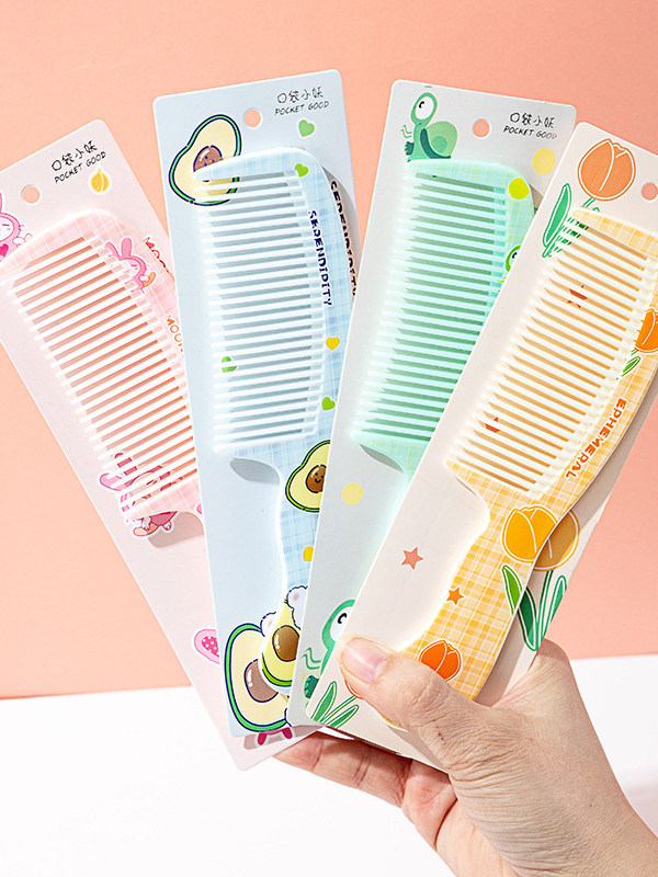 Cute Minimalist Portable Comb Hair Used To The Cartoon Pattern Comb ...
