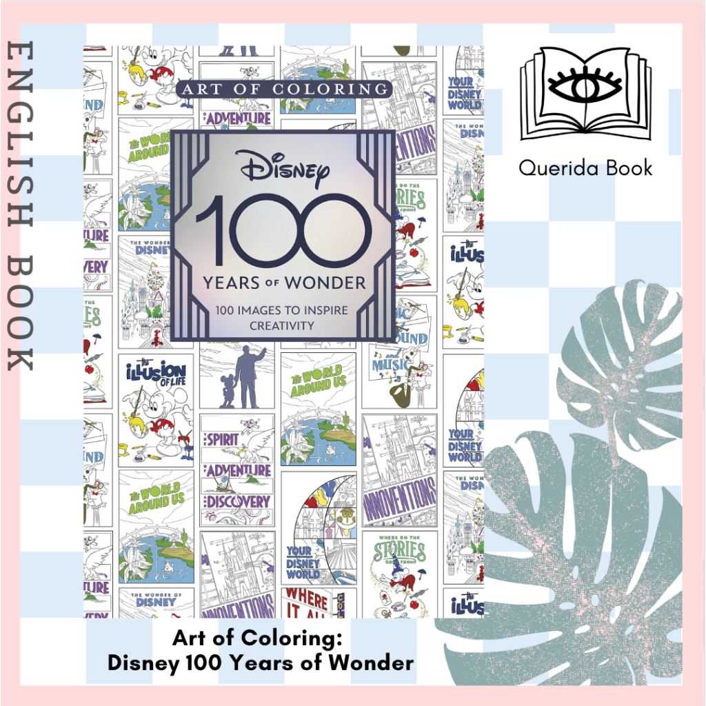 [Querida] English Book Art of Coloring Disney 100 Years of Wonder 100