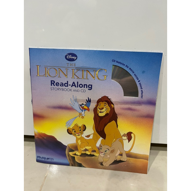 Disney The Lion King Read along storybook and CD Shopee Philippines